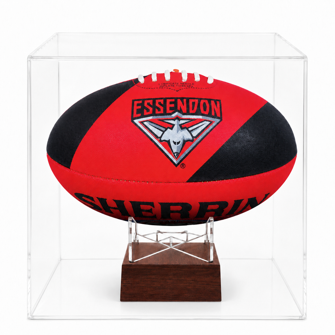 Essendon Bombers Football Urn in case