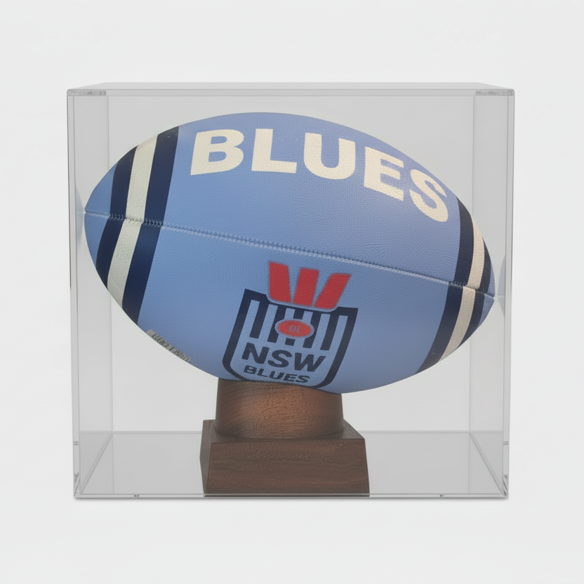 NSW Blue urn in case