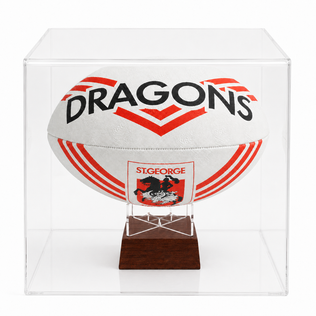 A white St George&