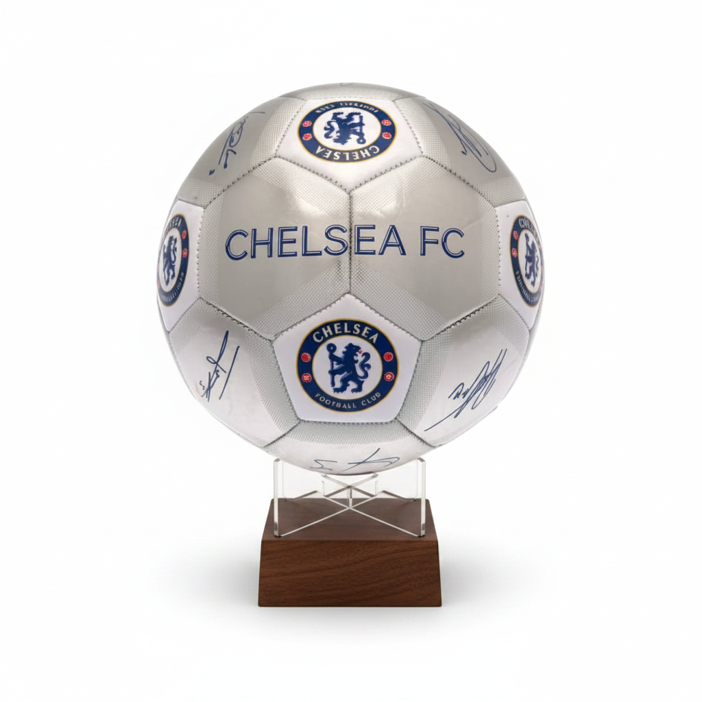 Chelsea FC Soccer Ball Cremation Urn for Ashes