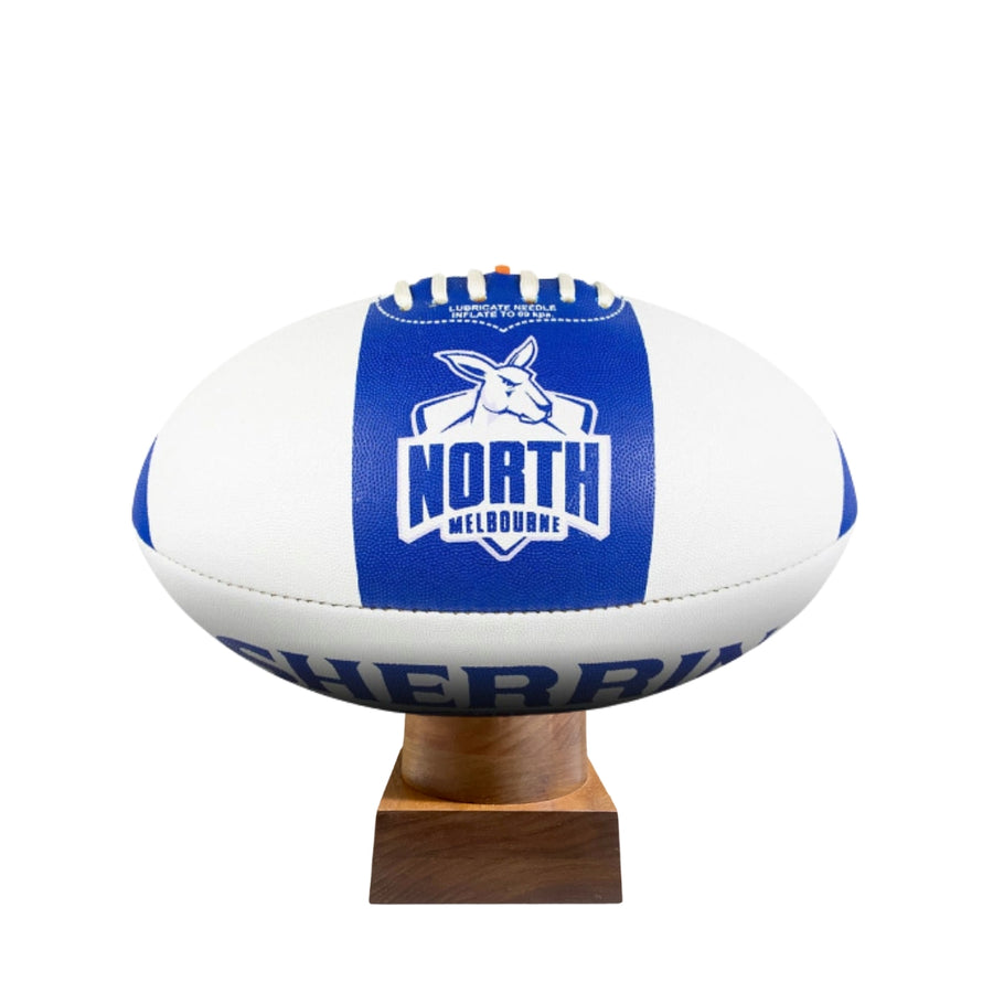 North Melbourne Urn for Ashes with personalised timber display stand